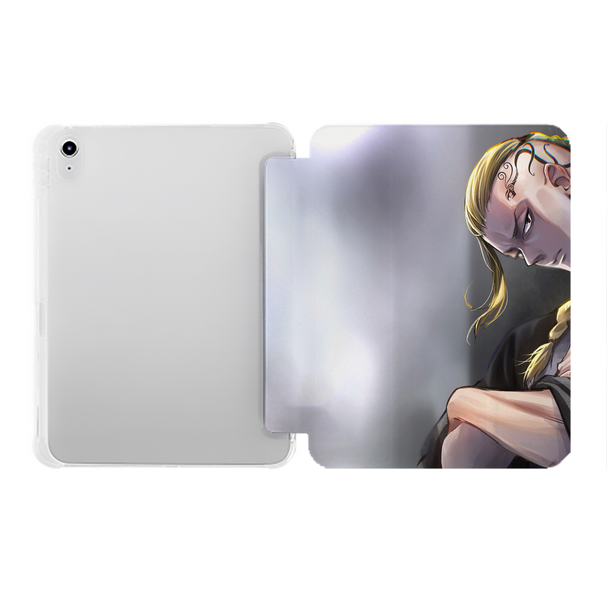 （画像用） ウルトラマン Ultraman IPad ケース ペン収納付き 三つ折りスタンド PUレザー×シリコン 対応機種9.5/10.5/10.9インチ